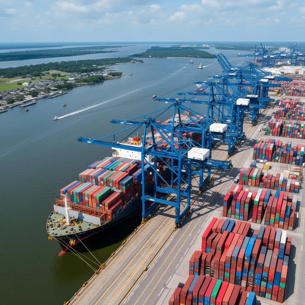 Logistics operations in Charleston, SC
