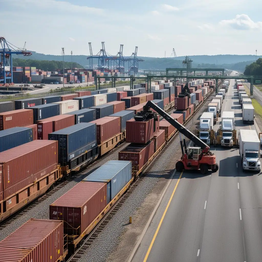 Logistics operations in Greenville-Spartanburg, SC