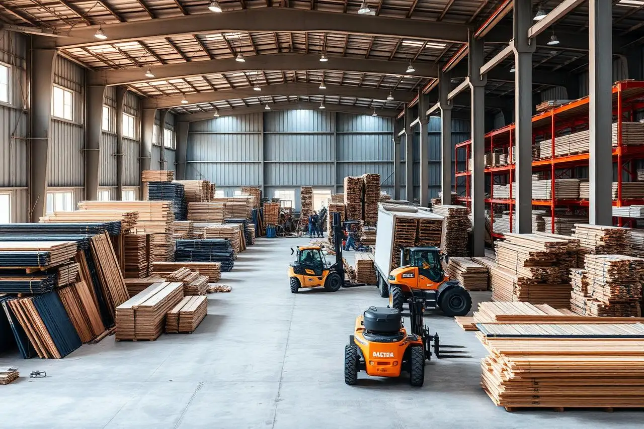 Heavy material staging, jobsite delivery coordination, and oversized freight management