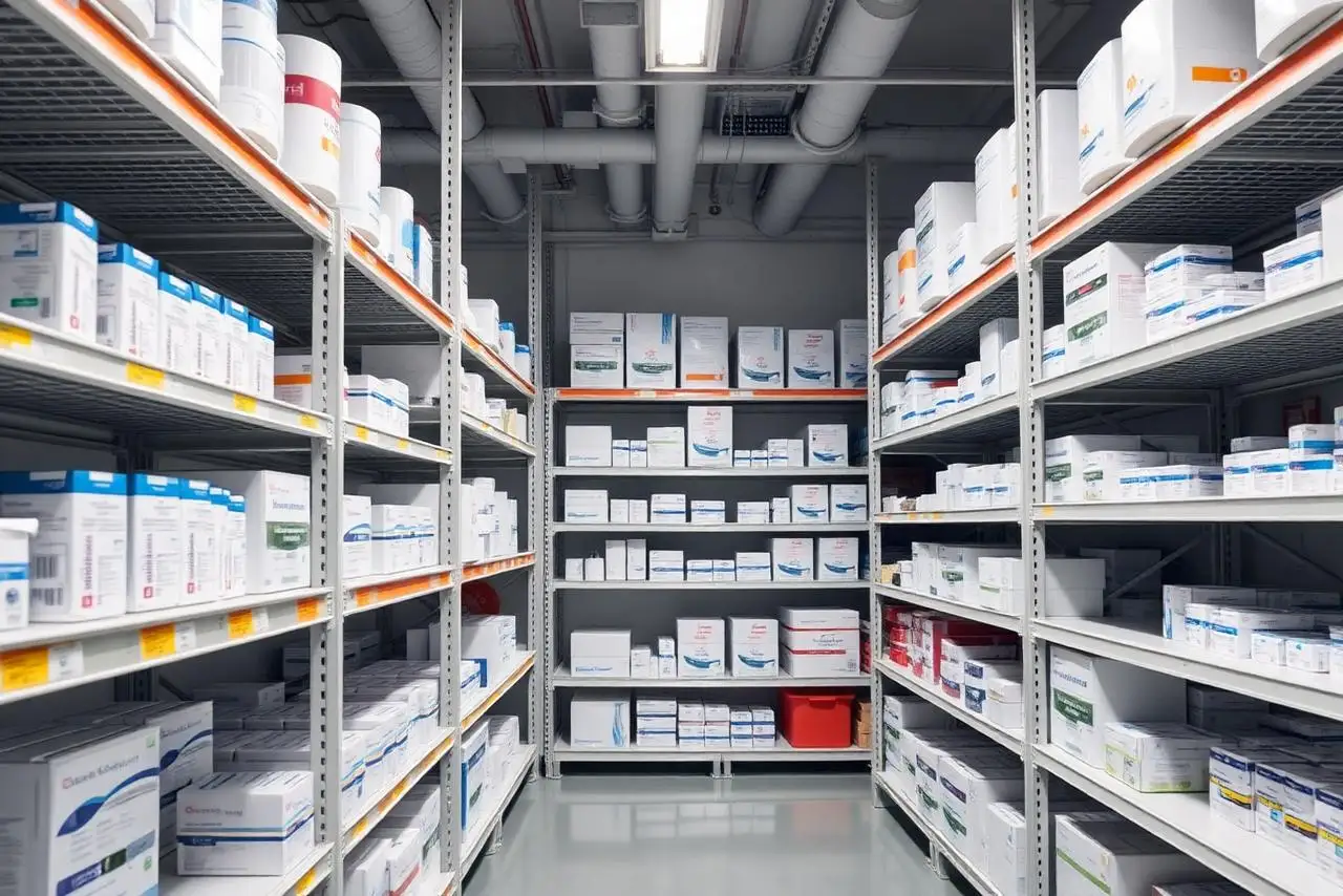 GDP-compliant warehousing and temperature-controlled storage for pharmaceuticals and medical devices